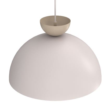 Cable-hung pendant light NEVIS 1xE27/15W/230V Ø 38 cm cream