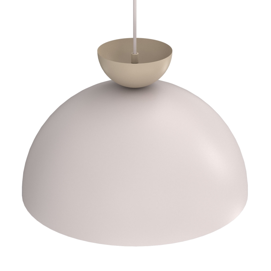 Cable-hung pendant light NEVIS 1xE27/15W/230V Ø 38 cm cream