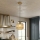 Cable-hung pendant MILOU 1xE27/15W/230V gold/smoked beige