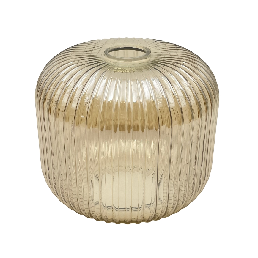 Cable-hung pendant MILOU 1xE27/15W/230V gold/smoked beige