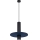 Cable-hung pendant PELTA 1xGU10/10W/230V black/blue