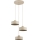 Cable-hung pendant SELIA 3xE27/15W/230V beige
