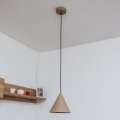 Cable pendant ETNA 1xE27/15W/230V, Ø 18.5 cm, beige