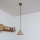 Cable pendant ETNA 1xE27/15W/230V, Ø 18.5 cm, beige
