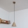 Cable pendant ETNA II 1xE27/15W/230V, Ø 18.5 cm, beige