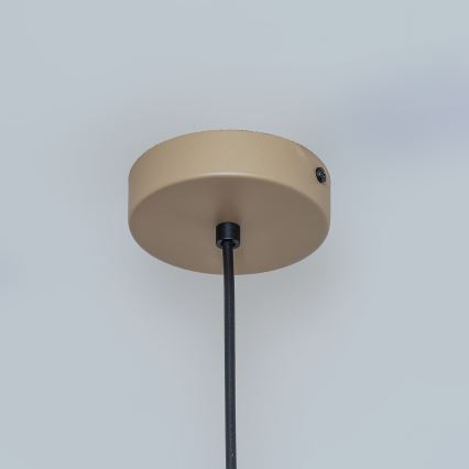 Cable pendant ETNA II 1xE27/15W/230V, Ø 18.5 cm, beige
