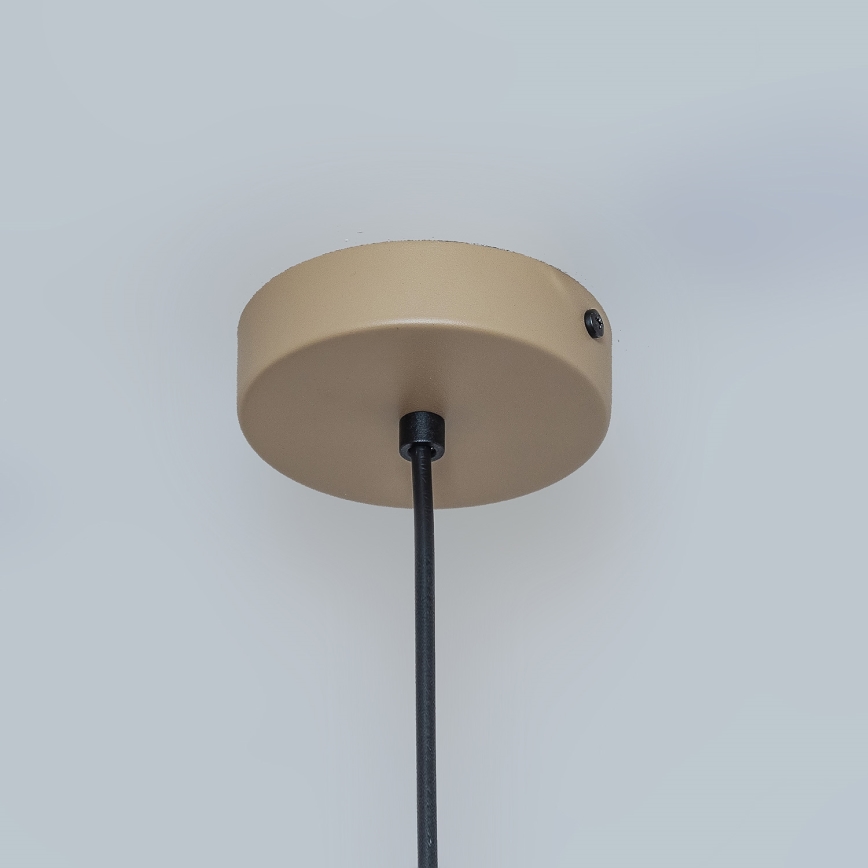 Cable pendant ETNA II 1xE27/15W/230V, Ø 18.5 cm, beige
