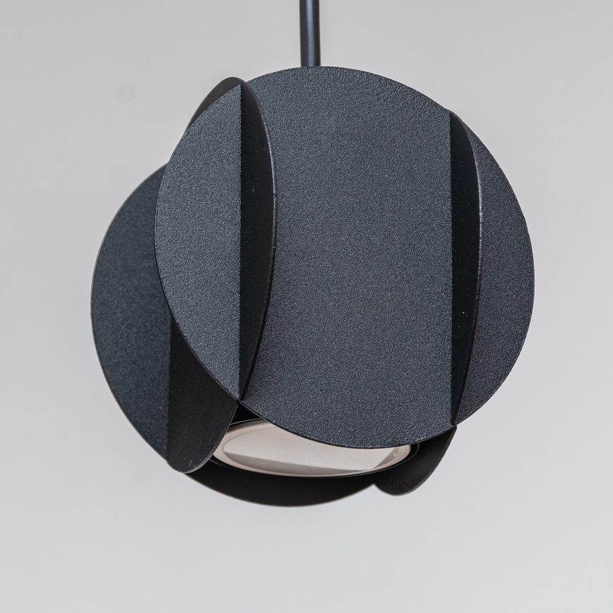 Cable pendant lamp GAMBIT 4xGU10/10W/230V black