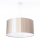 Cable pendant lamp STRIPES 1xE27/60W/230V, Ø 40 cm, beige