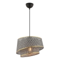 Cable Pendant Light BARETTE 1xE27/60W/230V grey/gold