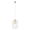 Cable pendant light DESTELLO 1xE27/15W/230V Ø 21 cm, beige