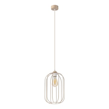 Cable pendant light DESTELLO 1xE27/15W/230V Ø 21 cm, beige