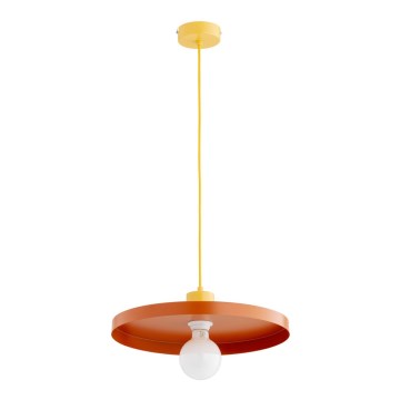 Cable pendant light ETERI 1xE27/15W/230V, copper/yellow