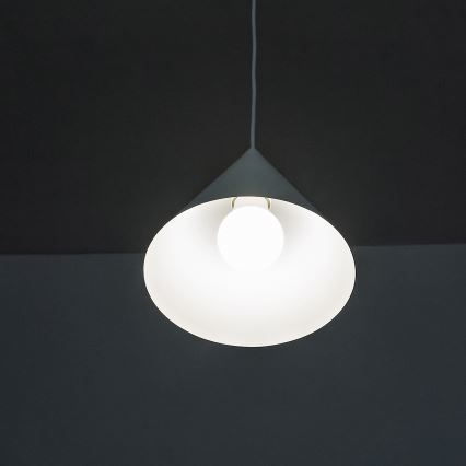 Cable pendant light ETNA 1xE27/15W/230V Ø 18.5 cm white