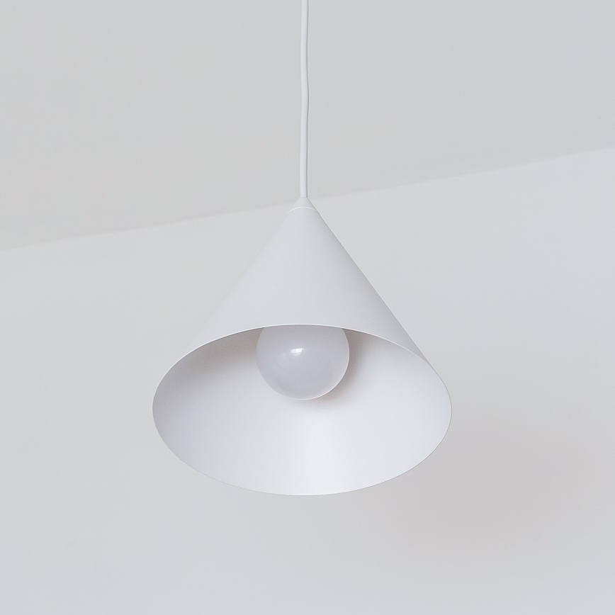 Cable pendant light ETNA 1xE27/15W/230V Ø 18.5 cm white