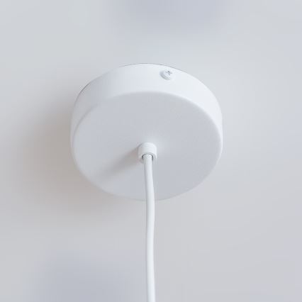 Cable pendant light ETNA 1xE27/15W/230V Ø 18.5 cm white
