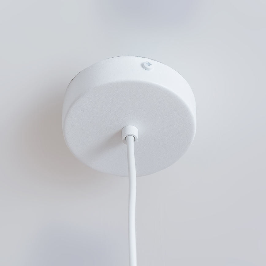 Cable pendant light ETNA 1xE27/15W/230V Ø 18.5 cm white