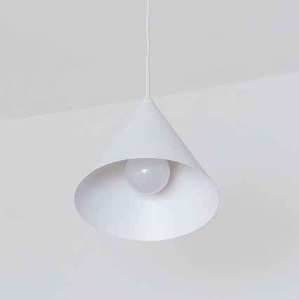 Cable pendant light ETNA II 1xE27/15W/230V Ø 18.5 cm white