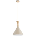 Cable pendant light FERYT 1xE27/15W/230V beige