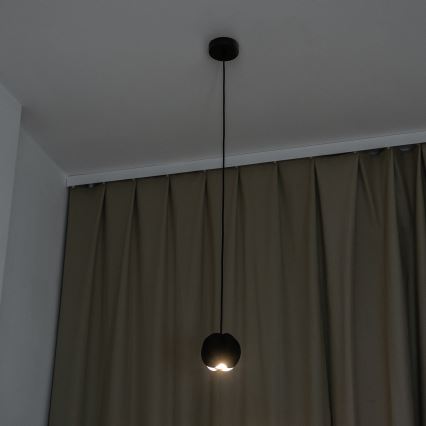 Cable pendant light GAMBIT 1xGU10/10W/230V black