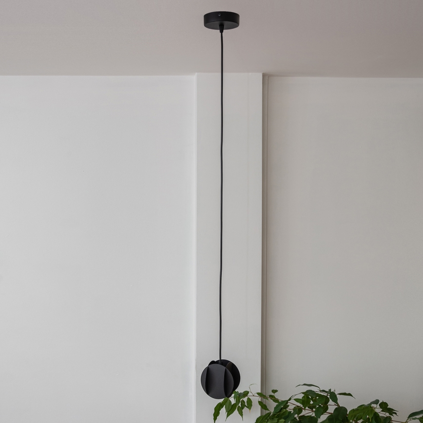 Cable pendant light GAMBIT 1xGU10/10W/230V black