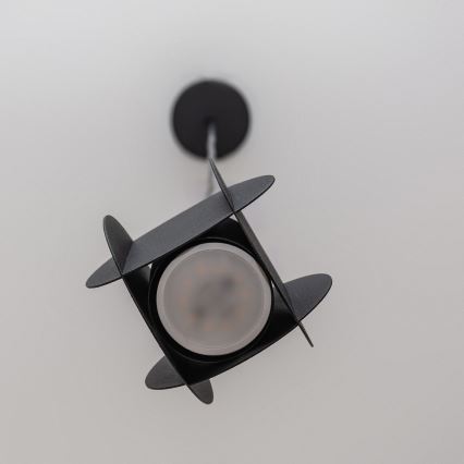 Cable pendant light GAMBIT 1xGU10/10W/230V black