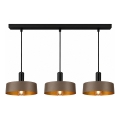 Cable pendant light HAKI 3xE27/60W/230V brown/black