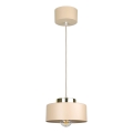 Cable pendant light IGNIA 1xE27/60W/230V beige/gold