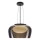 Cable pendant light INSIEME 1xGX53/10W/230V Ø 38 cm smoked black