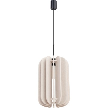 Cable pendant light MULA 1xE27/15W/230V dia. 27 cm cream