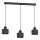 Cable pendant light PARKLA 3xE27/15W/230V black