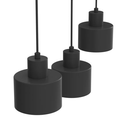 Cable pendant light PARKLA 3xE27/15W/230V black