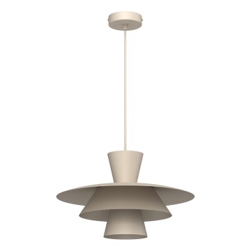 Cable pendant light PLATO 1xE27/15W/230V beige
