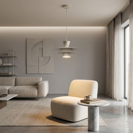 Cable pendant light PLATO 1xE27/15W/230V beige