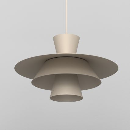 Cable pendant light PLATO 1xE27/15W/230V beige