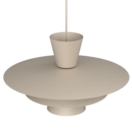 Cable pendant light PLATO 1xE27/15W/230V beige