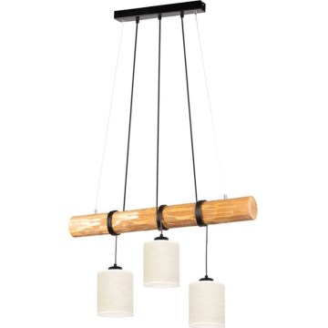 Cable pendant light TRENO 3xE27/25W/230V – Pine