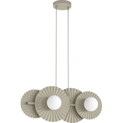 Cable pendant light UMBRA 4xG9/8W/230V beige