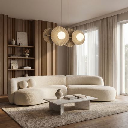 Cable pendant light UMBRA 4xG9/8W/230V beige