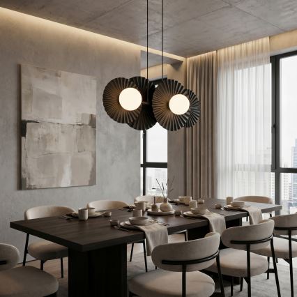 Cable pendant light UMBRA 4xG9/8W/230V black