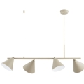 Cable pendant light ZELTA 4xE27/15W/230V beige