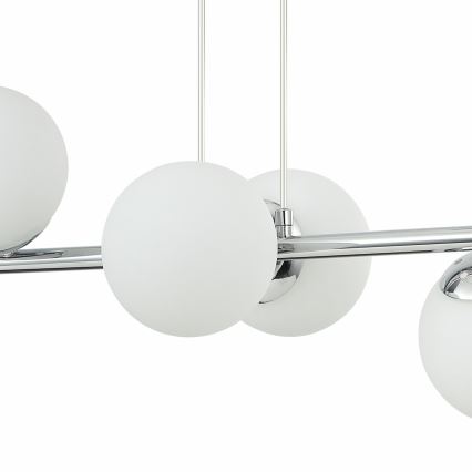 Cable-suspended chandelier MADDIE 6xE14/5W/230V polished chrome