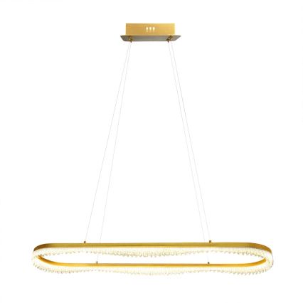 Cable-suspended LED Chandelier LED/45W/230V, Gold