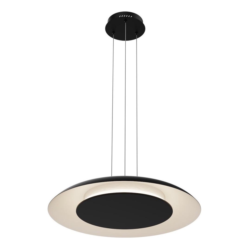 Cable-suspended LED pendant PIATTINO LED/30W/230V 2700/3200/4000K Ø 40 cm Black