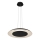 Cable-suspended LED pendant PIATTINO LED/30W/230V 2700/3200/4000K Ø 40 cm Black