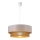 Cable-suspended pendant BORHO 1xE27/60W/230V white/jute