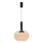 Cable-suspended pendant BUENO 1xGX53/9W/230V Ø 25 cm smoked beige