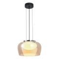 Cable-suspended pendant INSIEME 1xGX53/10W/230V, Ø 35 cm, smoky beige