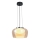 Cable-suspended pendant INSIEME 1xGX53/10W/230V, Ø 35 cm, smoky beige