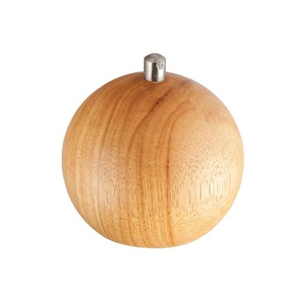 Cable-suspended pendant light 1xGU10/10W/230V, diameter 11 cm, solid ash wood